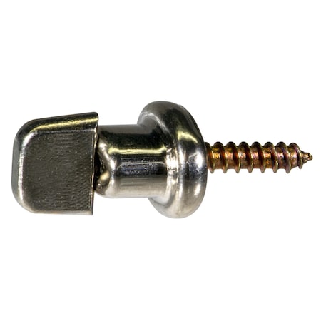 Midwest Fastener #7 x 5/8" Nickel Single Stud Turn Buttons 2PK 932641